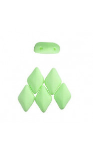 Matubo GemDuo Beads 8x5mm Bondeli - Matt lime